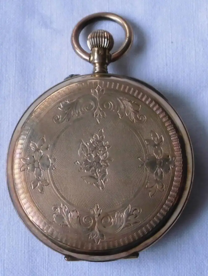 seltene Herren Sprungdeckel Taschenuhr Gold um 1920 (112133) 3