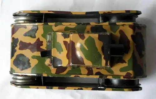 Jouets militaires en tôle Chars avec remontoir clé couleurs camouflage