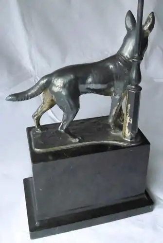 alter signierter Pokal für Hundezüchter um 1930 (DI1261)