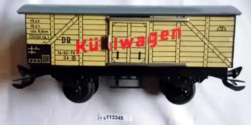 Zeuke Modelbahn Kampok avec 7 wagons piste 0 dans le carton d'origine vers1950 (113345)