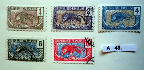 belle collection de timbres de haute qualité des colonies françaises en Afrique à partir de 1893