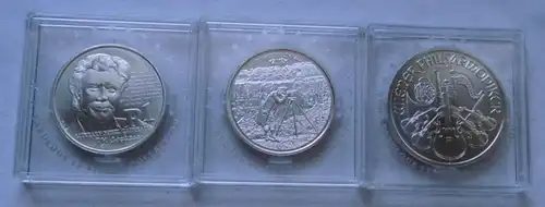 edles Holzetui mit 15 Münzen Fabulous 15 Silvercollection 2011 (117062)