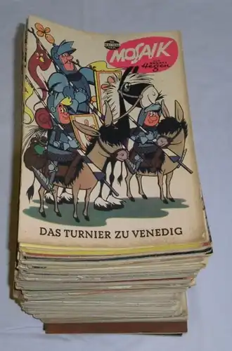 Mosaik von Hannes Hegen Digedags 90 bis 229 komplett (140 Hefte)