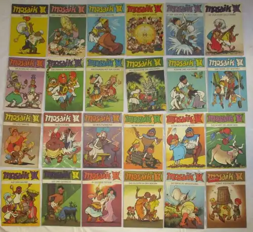 336 Mosaik Hefte Abrafaxe Nr. 1 von 1976 bis Nr. 336 Dez. 2003 komplett (106869)