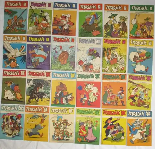 Mosaik Abrafaxe 1/1976 bis 12/2003 komplett 336 Hefte (120214)