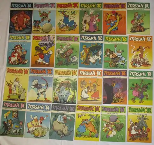 372 Mosaik Hefte Abrafaxe Nr. 1 von 1976 bis Nr. 12 von 2006 komplett (126347)