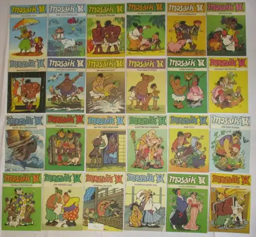 372 Mosaik Hefte Abrafaxe Nr. 1 von 1976 bis Nr. 12 von 2006 komplett (126347)