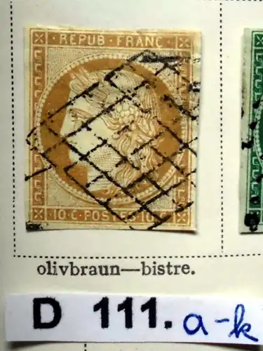 seltene Briefmarkensammlung Frankreich 1849 bis 1939 fast komplett