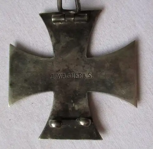 Prusse rare Croix de fer 1870 1ère classe Fabricant I.Wagner & S. (119534)