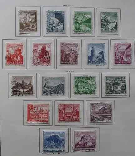 REICH 1872/1945 - Collection presque complète avec les blocs 2 et 3 (111597)