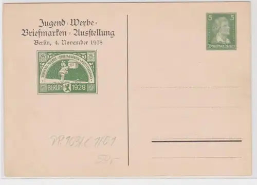 96738 Privatganzsache PP103/C1/01 Jugend-Werbe-Briefmarken-Ausstellung Berlin