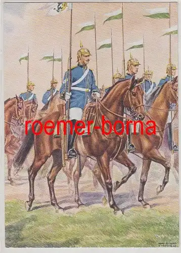 83392 Ak Borna régiment carabiniers (2ème régimet sévère) vers 1915