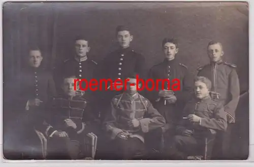83869 Photo Ak Carabiniers et Husars vers 1915