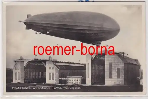 85024 Foto Ak Friedrichshafen am Bodensee Luftschiffbau mit Graf Zeppelin 1935