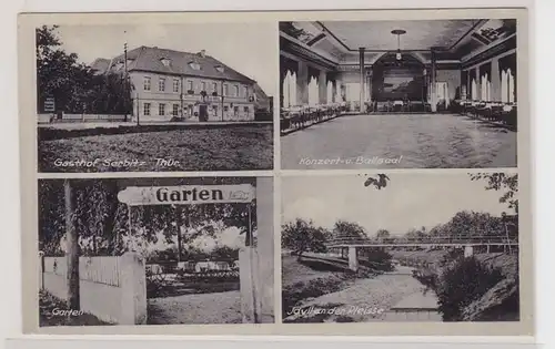 49690 Mehrbild Ak Gasthof Serbitz in Thüringen 1941