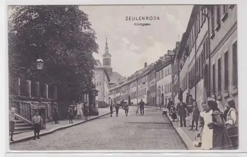 76625 Ak Zeulenroda Kirchgasse 1910