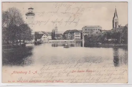 80635 Ak Altenburg S.-A. der kleine Teich 1904