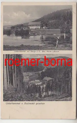 82513 Mehrbild Ak Unterhammer bei Berga an der Elster 1909