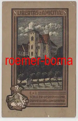 83165 Studentika Ak Schüler Vereinigung Ronneburg und Umgegend 1921