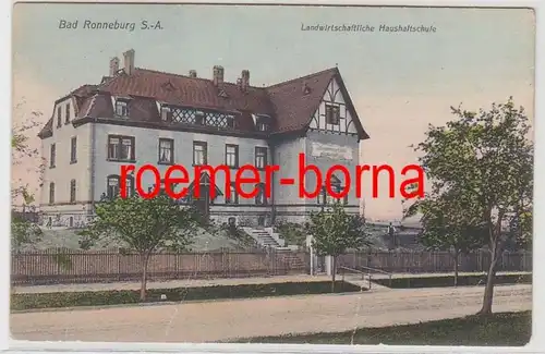 83172 Ak Bad Ronneburg S.-A. Landwirtschaftliche Haushaltungsschule 1916