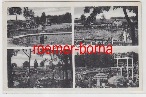 83175 Mehrbild Ak Sommerbad Ronneburg Thüringen um 1940