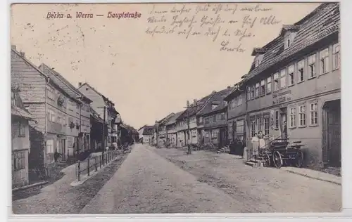 90689 Ak Berka an der Werra Hauptstrasse 1922