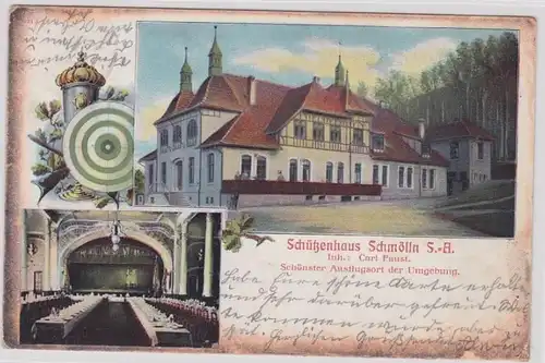 98558 Mehrbild Ak Schützenhaus Schmölln S.-A. 1905