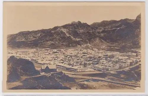 37103 Photo Ak Aden Yémen Vue totale 1914