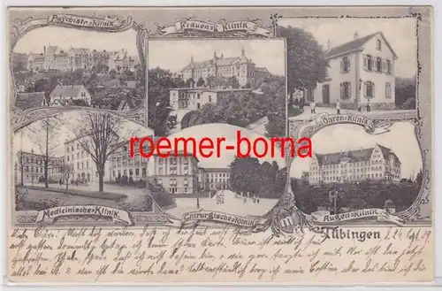 77318 Mehrbild Ak Tübingen Kliniken 1909