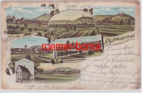 78445 Ak Lithographie Gruss du Bottwarthal 1907