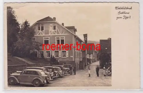 84343 Foto Ak Waldhilsbach bei Heidelberg Gasthaus Zum Röss'l 1940