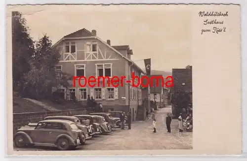 84343 Photo Ak Waldhilsbach près de Heidelberg Gasthaus Zum Röss'l 1940