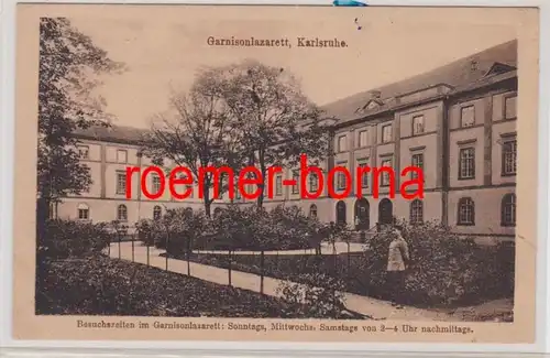 84931 Ak GarnisonslHôstal Karlsruhe 1915