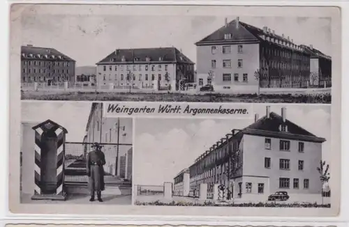 94014 Feldpost AK Weingarten Württembergische Argonnenkaserne 1942