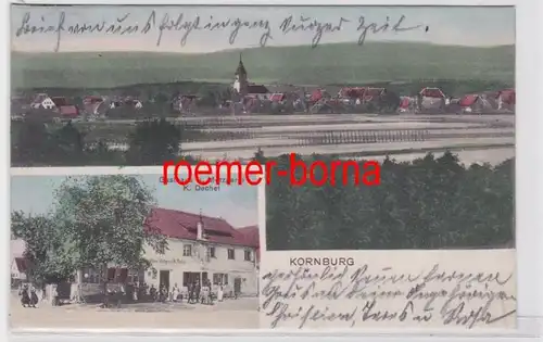 82965 Multi-image Ak Kornburg Gasthaus und Metzgerei K.Dechel 1914