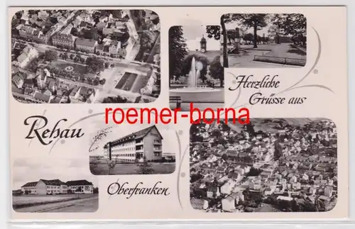 83192 Multi-image Ak Salutations cordiales de Rehau Oberfranken vers 1950
