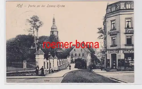 83683 Ak Hof Partie à l'église de Lorenz avec les affaires d'Ernst Wolf 1909