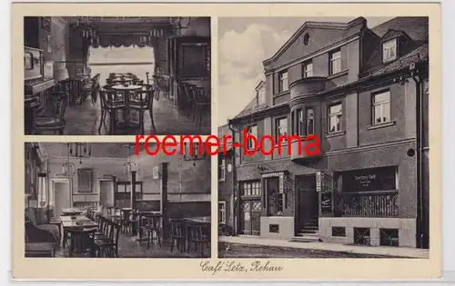 83905 Mehrbild Ak Rehau Café Letz 1940