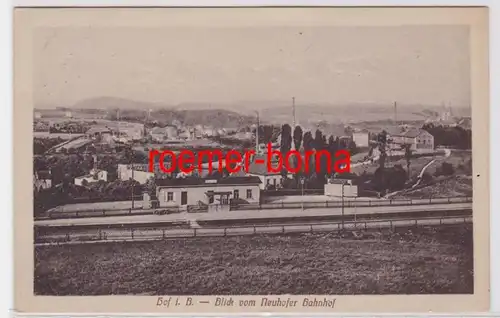 83985 Ak Hof i.B. Vue de la gare de Neuhof 1928