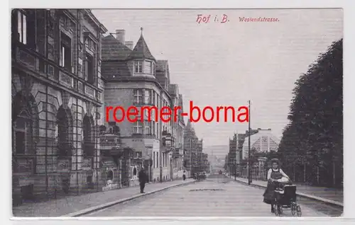 83986 Ak Hof i.B. Westendstrasse vers 1920