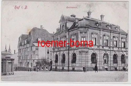 84103 Ak Hof i.B. Reichsbank vers 1930