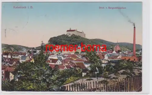 84357 Ak Kulmbach i.B. Blick v. Bergschlösschen 1910