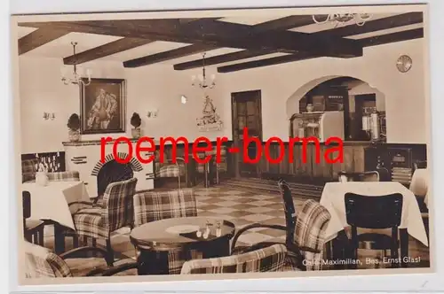 85390 Ak Gmund a. Tegernsee Restaurants & Café Maximilian vers 1940