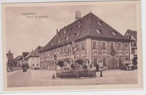 87230 Ak Lichtenfels Partie à l'hôtel de ville vers 1930