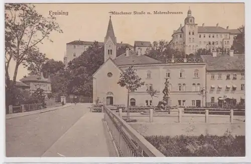 90719 AK Freising - Municher Straße avec Morhenbrunnen