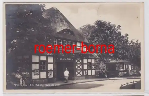08815 Ak Berlin Dahlem Gare de Dahlem Village vers 1940
