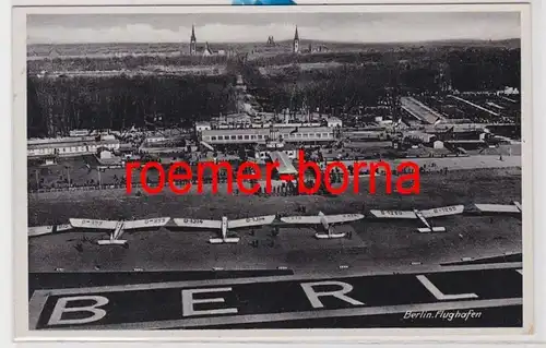 86229 Foto Ak Berlin Flughafen Draufsicht 1936