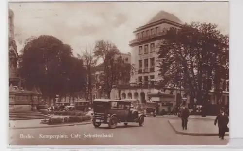 94122 AK Berlin - Kemperplatz, Café Schottenhaml avec Automoilen & Omnibus 1928