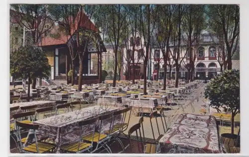 94744 AK Vereinsbrauerei Rixdorf - Parc de jardin avec scène 1913