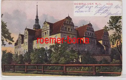 57324 Ak Dobrilugk Niederlausitz Schloß 1908